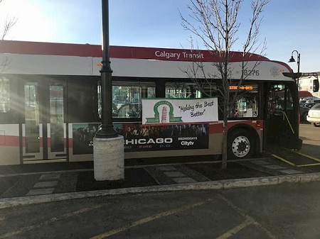 Calgary Transit Stuff a Bus